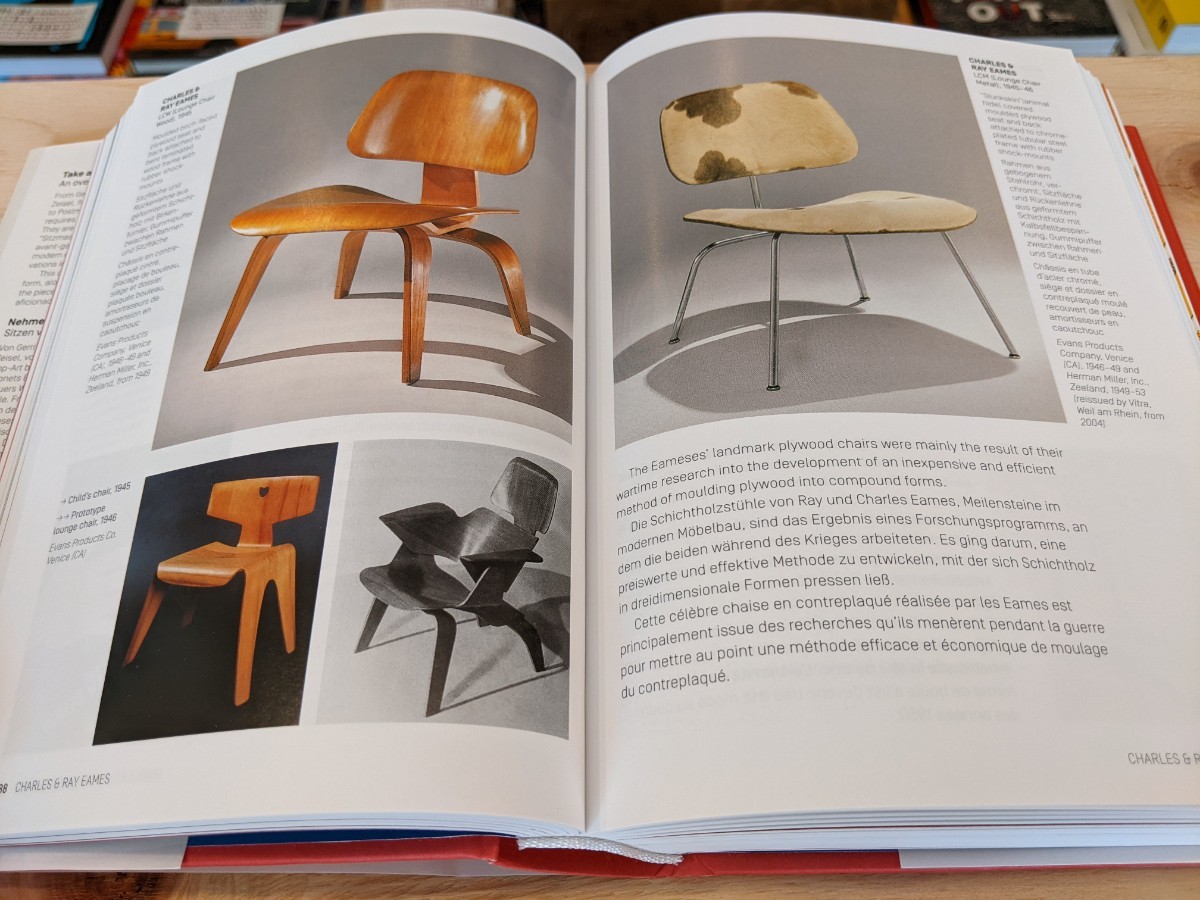 【洋書 新品】1000 Chairs. Revised and updated edition / Taschen タッシェン 椅子 ミッドセンチュリー イームズ ハーマンミラー _画像8