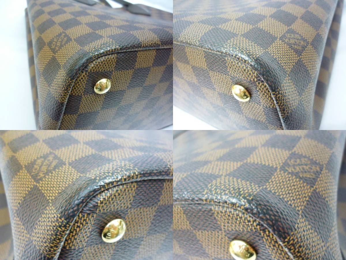 美品 ルイ・ヴィトン ダミエ トート ハンド ショルダー バッグ ケンジントン N41435 2WAY LOUIS VUITTON 2WAY_画像10