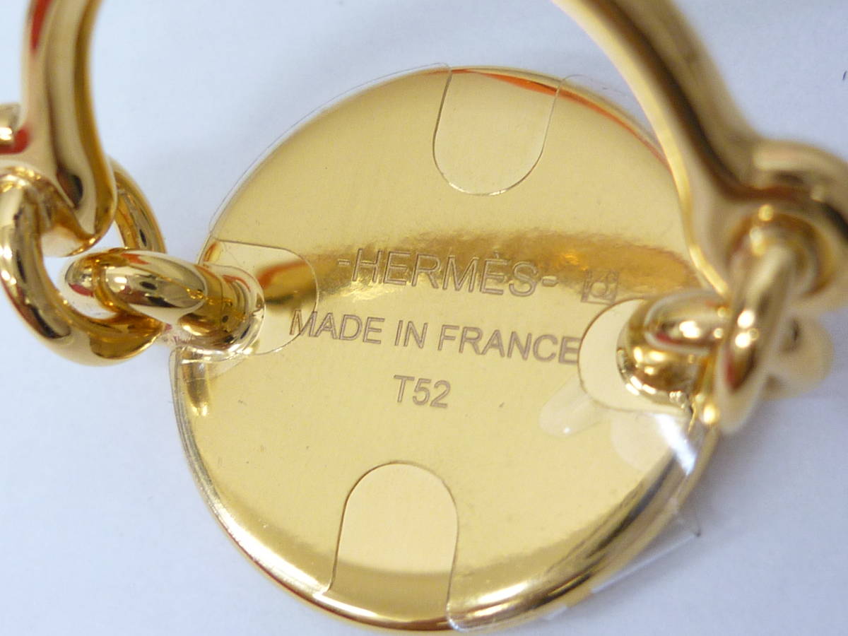  новый товар HERMES Hermes кольцо кольцо elita-jueke -тактный ruPM Lizard T52 примерно 12 номер черный × Gold a