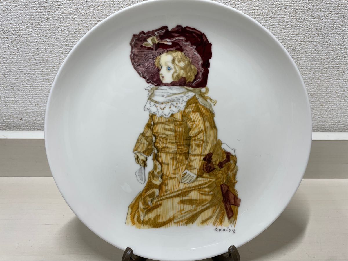 ナルミ　アートコレクション　小磯良平画伯　西洋人形　3皿