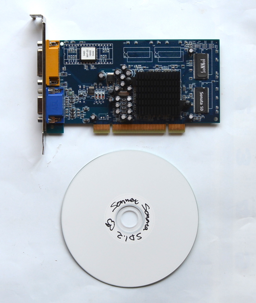 稀少！Sonnet Sonata SD 16MB PCI Graphics Card MacOS9/OSX_画像1