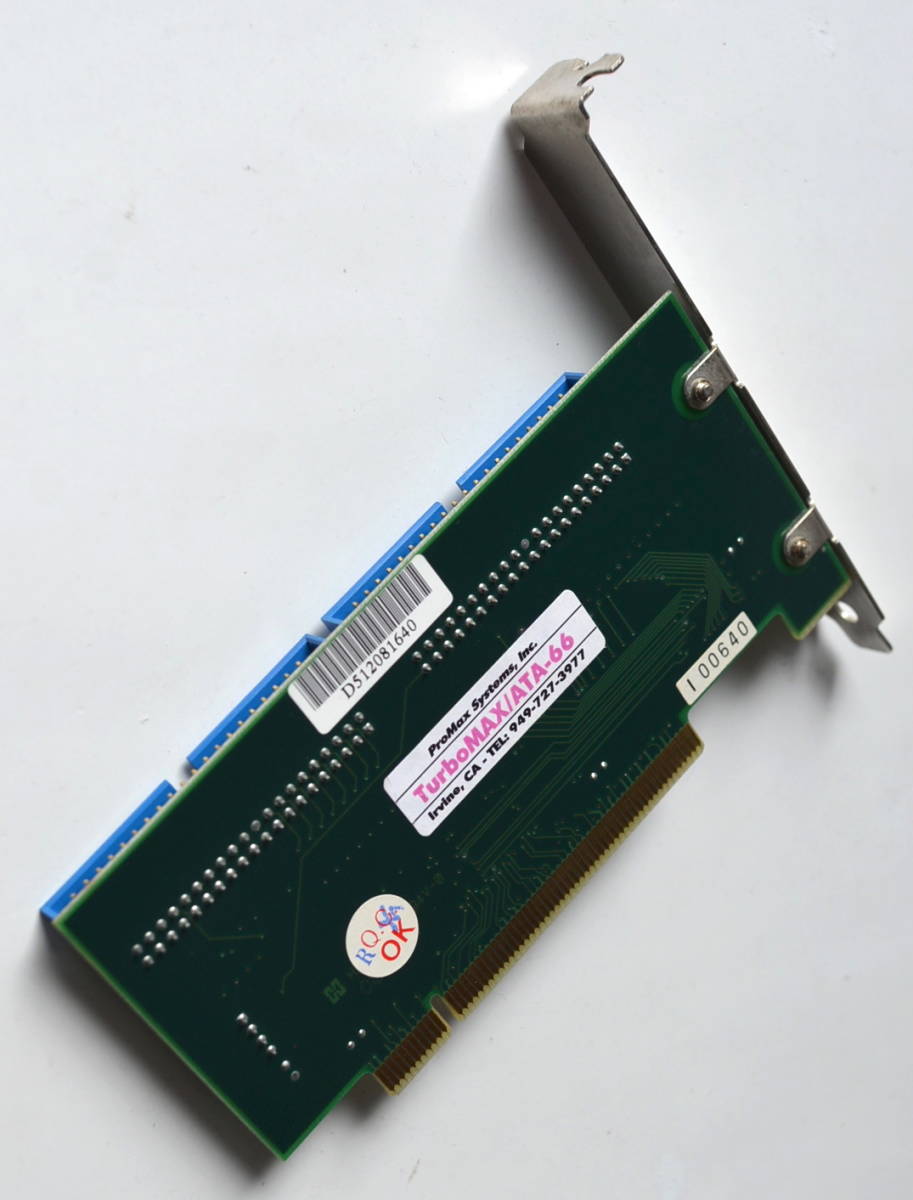 新品同様 Inc. Systems, ProMax TurboMax/ATA-66 PCI AEC-6260M ACARD