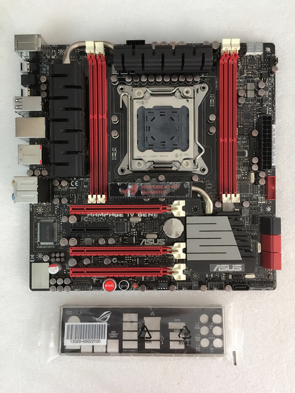 Asus RAMPAGE IV GENE X79 マザーボードIntel X79 DDR3 LGA 2011 uATX R4G