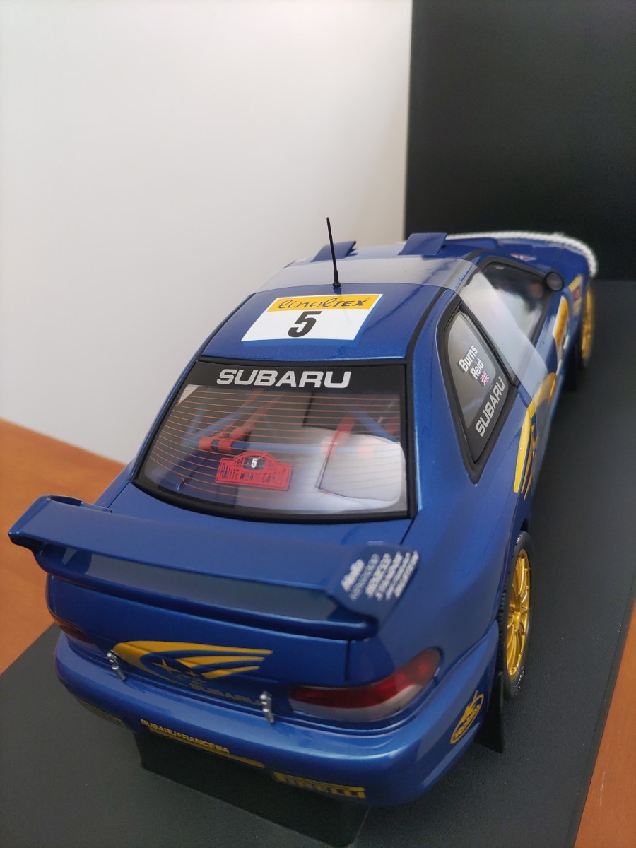 * распроданный редкостный товар!Aa1/18 Subaru Impreza WRC Rally начало битва Rally Monte Carlo 1999 #5 R. балка nz*