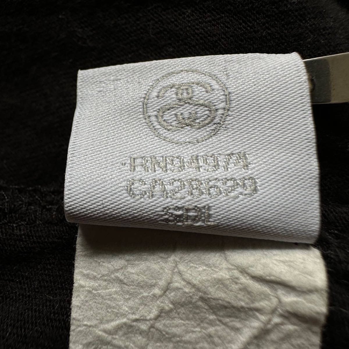STUSSY ステューシー サーファープリント 半袖Tシャツ ユニセックス エルサルバドル製 ブラック XS