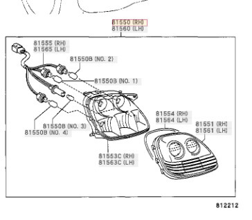 ★在庫僅か★新品★未使用 MR2 リヤコンビネーション ランプ リアフォグランプ RH ZZW30 Toyota Lamp assy rear combination rh New_画像1