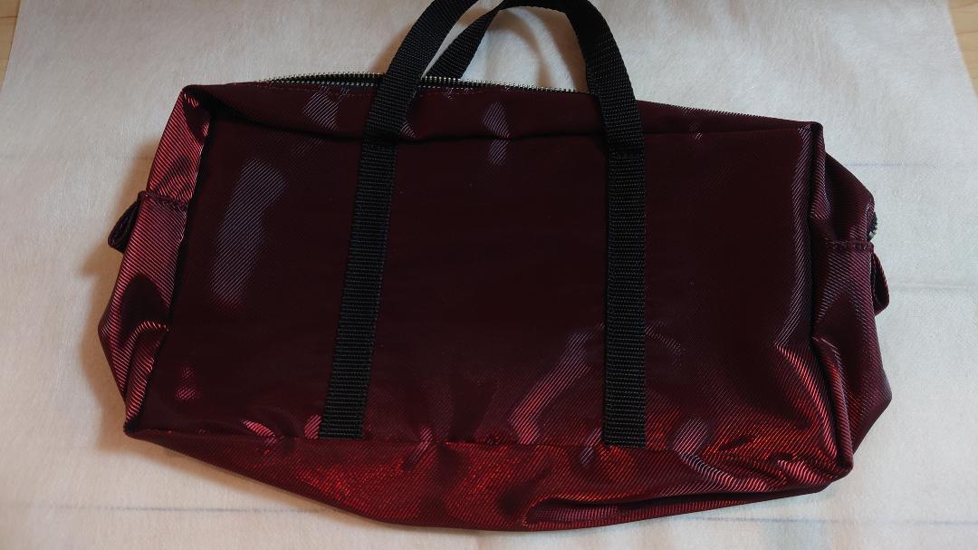  Agnes B waterproof Mini bag wine red 