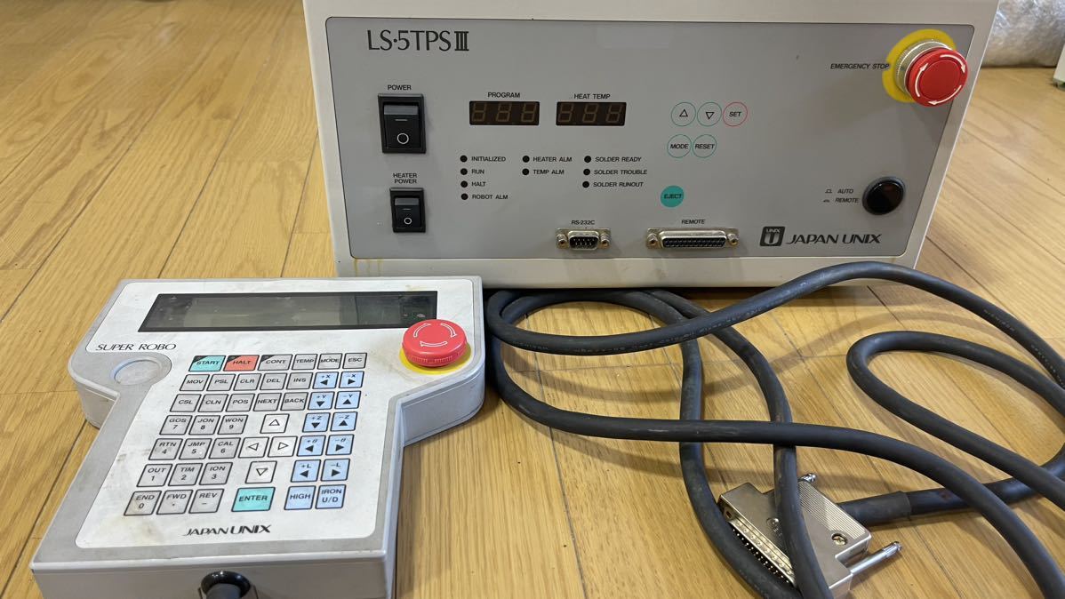 JAPAN UNIX SOLDERING ROBOT コントローラー？ LS-5TPS