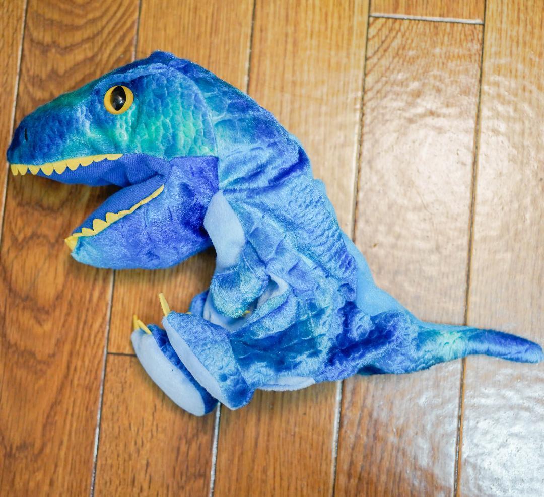 パペット ティラノサウルス 恐竜 人形劇 腹話術 動物 アニマル 【肉付き】_画像3