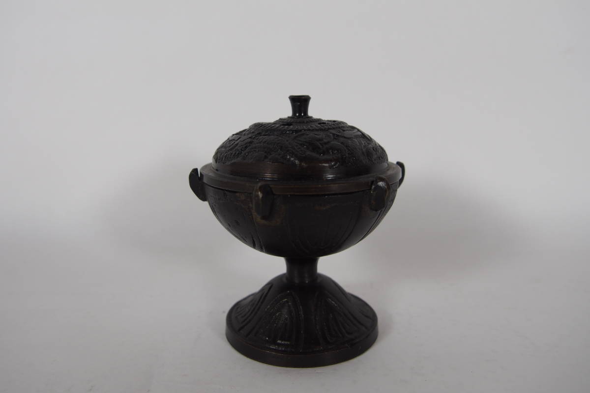 唐金 火屋 蓋置 茶道具 23 809－5 (真鍮製)｜売買されたオークション