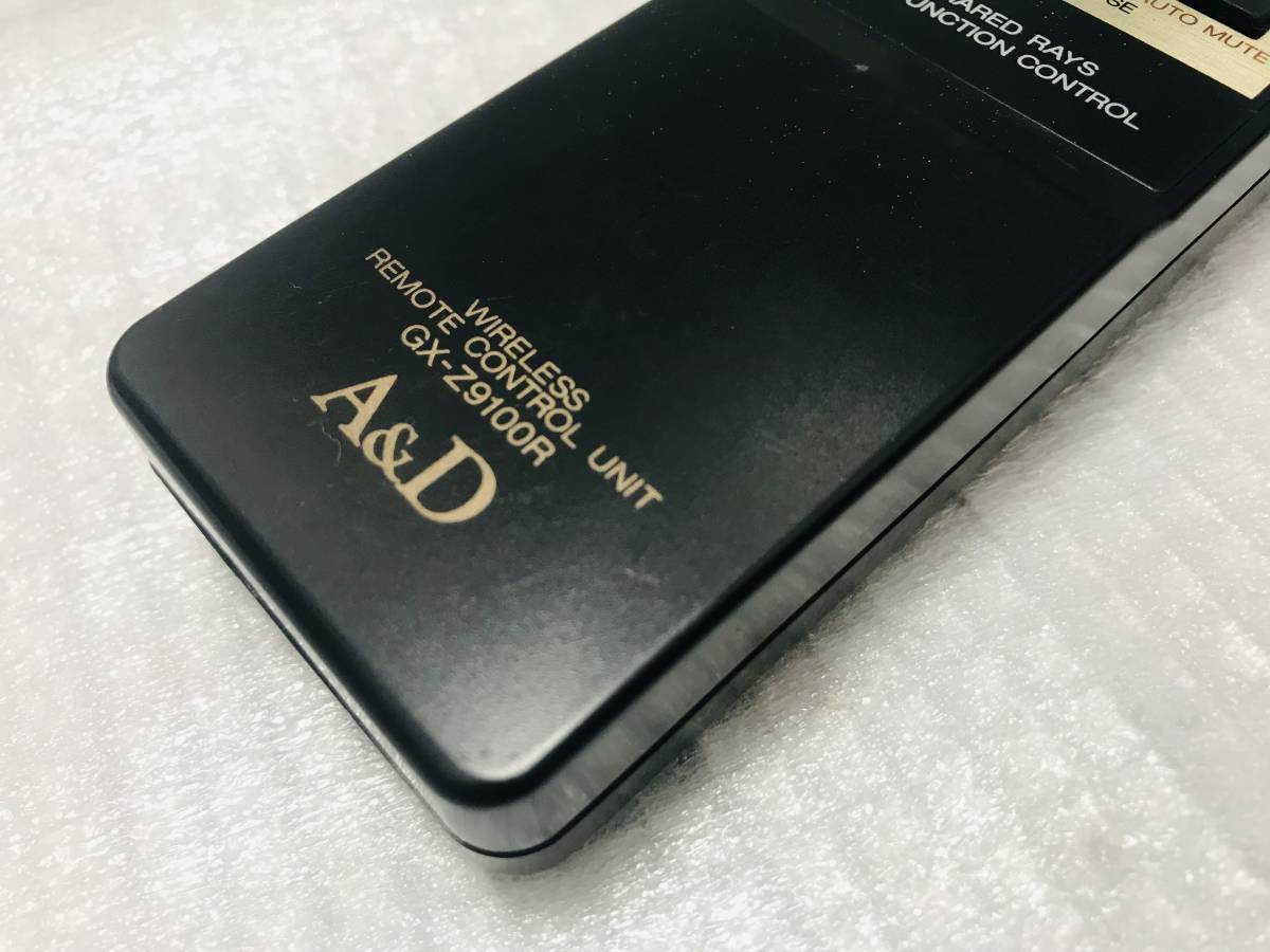 A&D GX-Z9100R カセットデッキ用 リモコン GX-Z7100EX GX-Z9100EX