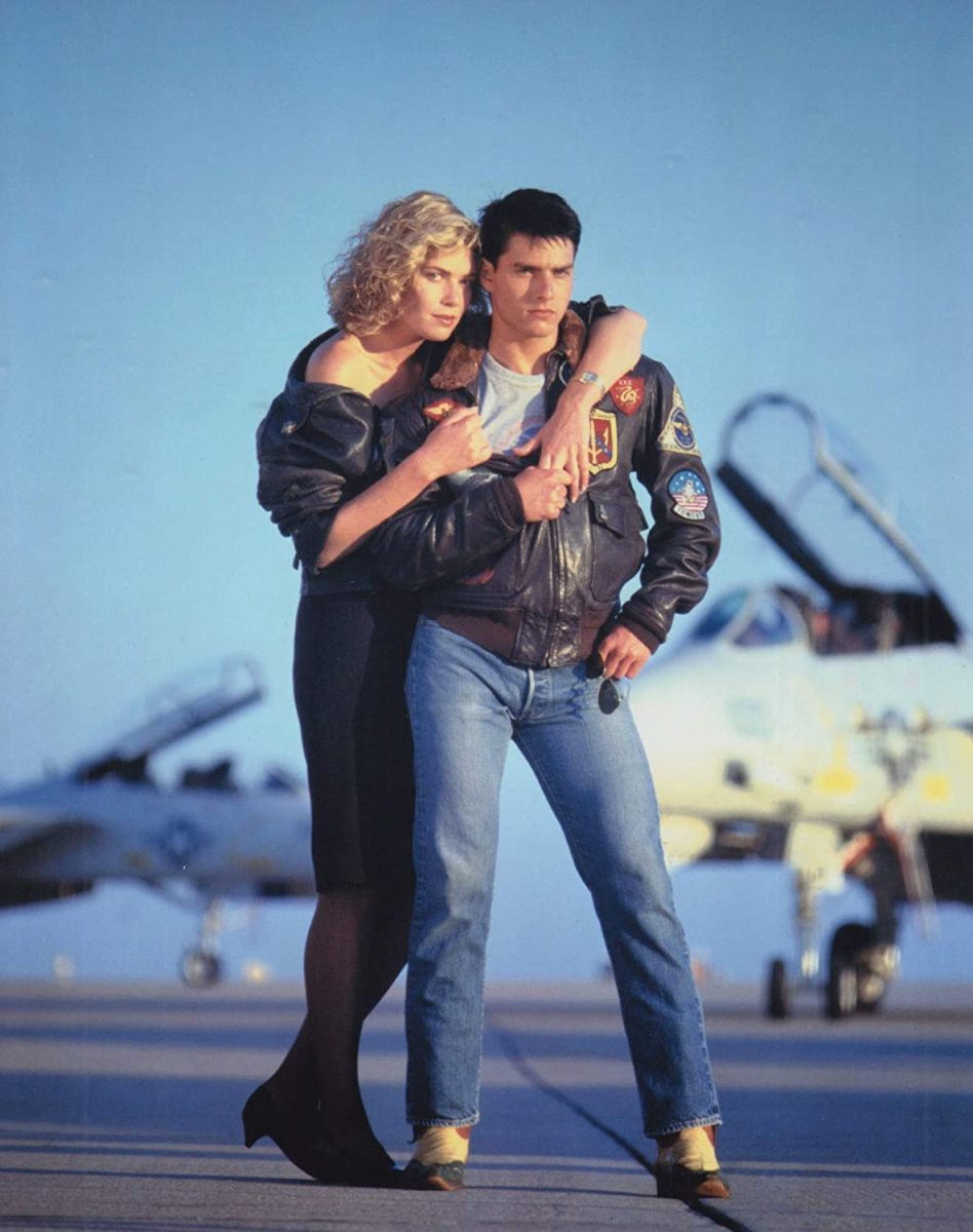 トップガン　トムクルーズ　ケリーマクギリス　Top Gun　Tom Cruise　Kelly McGillis　輸入　写真　30087_画像1