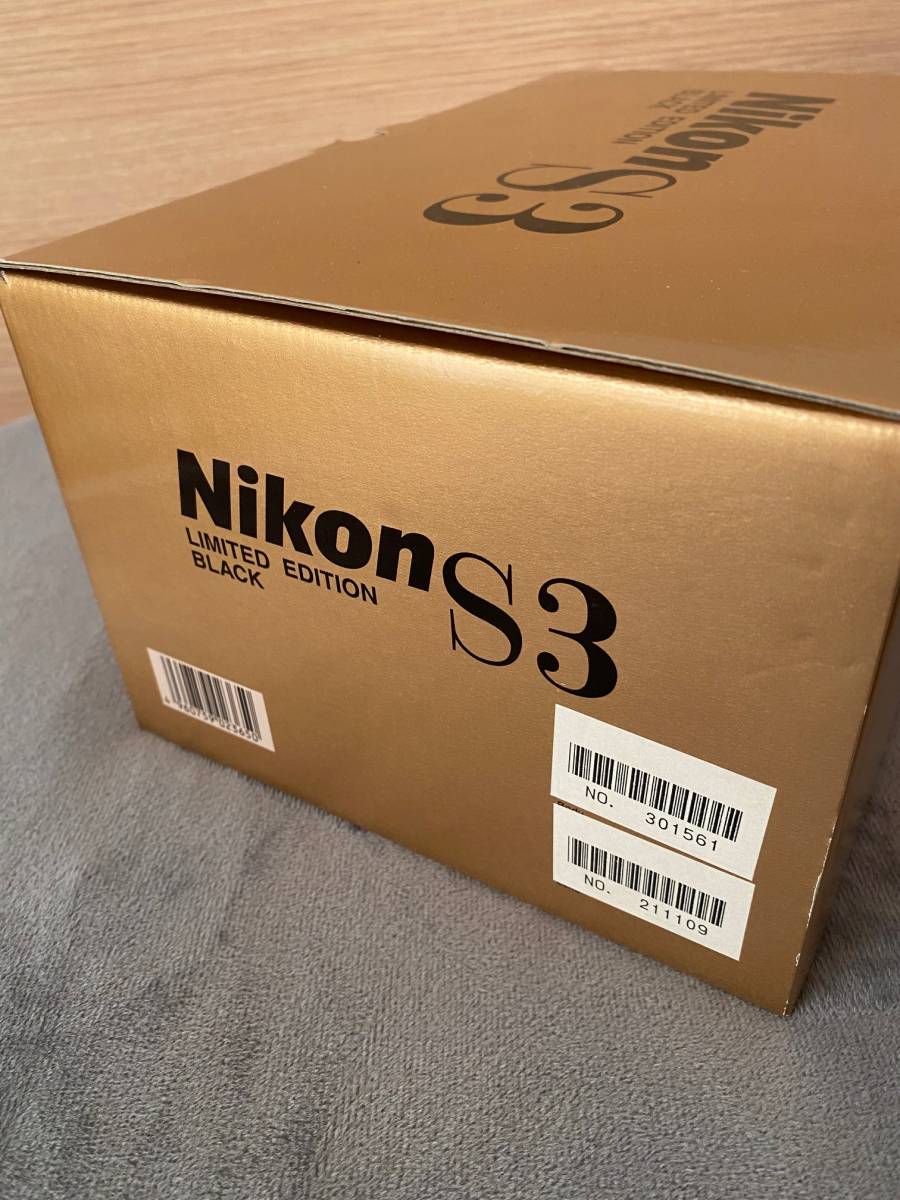 早い者勝ち！【新品】Nikon S3 LIMITED BLACK 限定モデル 復刻版 新品未使用　防湿庫保管品_画像4