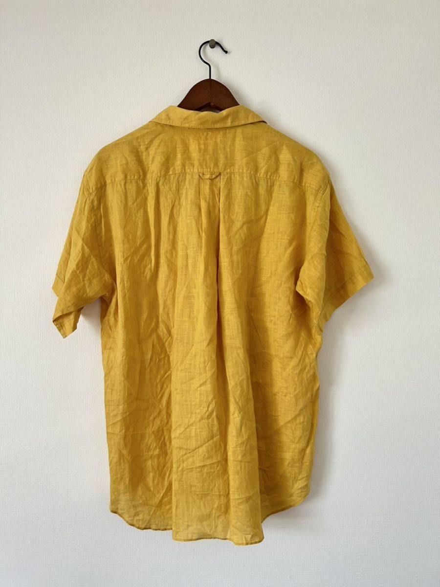 激レア　90's OLD GUCCI リネン　オープンカラーシャツ　イタリア製　半袖シャツ_画像2