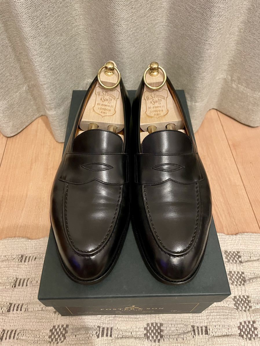 最新な コインローファー UK5.5 フォスターアンドサン BURFORD 超希少 foster&son 18E 美品 イギリス製 ブラック BLACK 24.5cm 最新な コインローファー UK5.5 フォスターアンドサン BURFORD 超希少 foster&son 18E 美品 イギリス製 ブラック BLACK 24.5cm