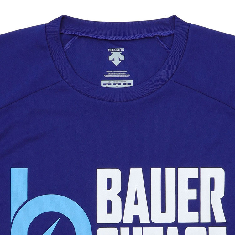 即買★新品!!横浜DeNAベイスターズ♪トレバー・バウアー BAUER OUTAGE/デサント/ドライTシャツ(S)