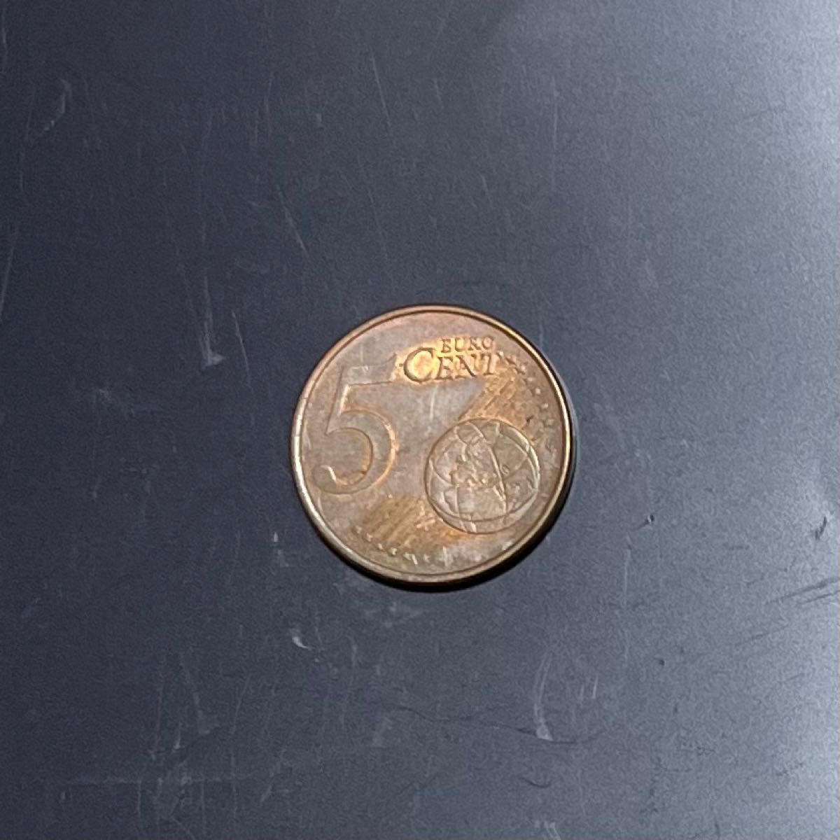 硬貨　ユーロセント　5  cent Euro  2006年　1枚　　　マリアンヌ　フランスの象徴　フランス発行