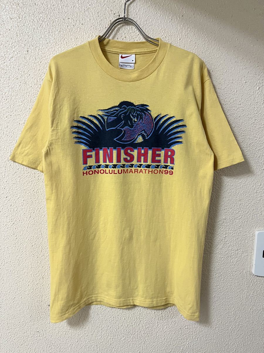 90s Mexico производства NIKE Honolulu марафон 1999. пробег память футболка 