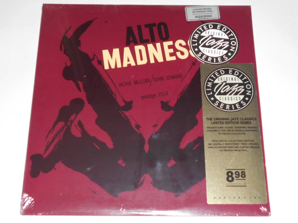 未開封！Alto Madness/Jackie McLean（Prestige OJC再発）_画像1