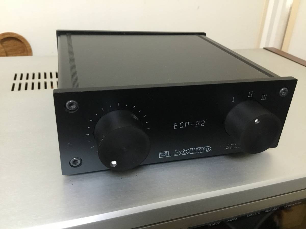 EL聲音被動前置ECP-22操作美觀 原文:EL sound パッシブプリ ECP-22 動作美品