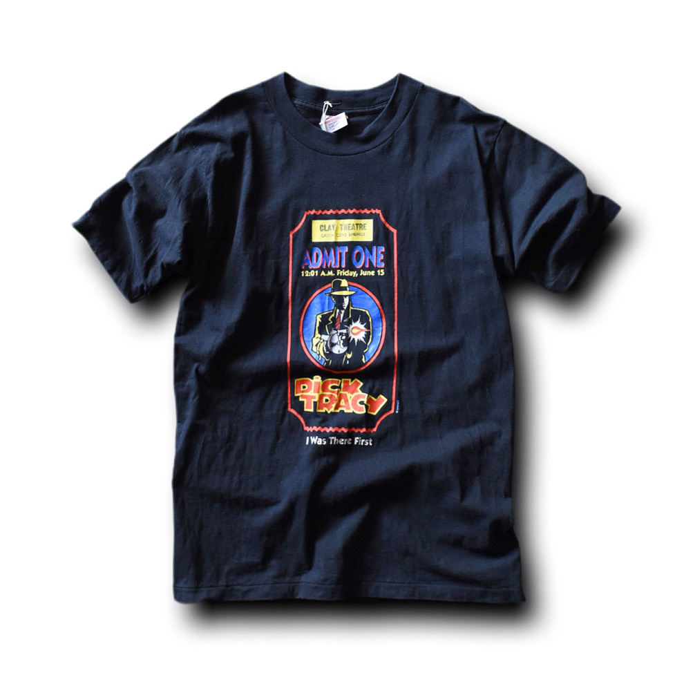 90s DICK TRACY Tシャツ MADE IN USA 表記L 黒 ONEITA 