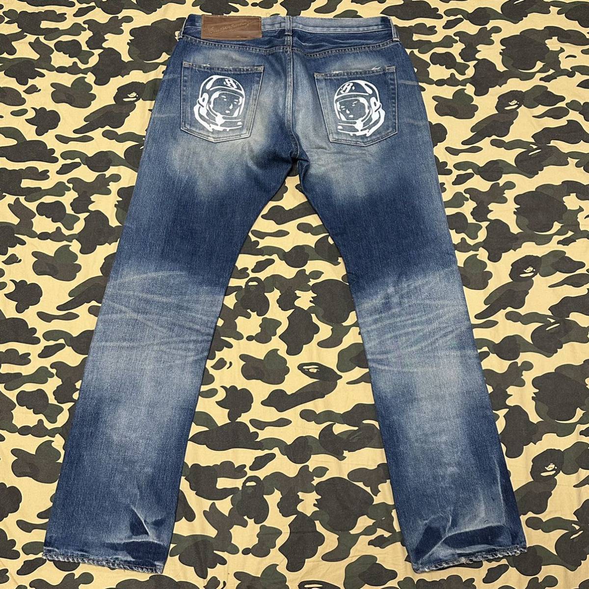 OG running dog denim pants BBC ICECREAM billionaire boys club ビリオネアボーイズクラブ フロントドッグ デニム ランニング_画像3