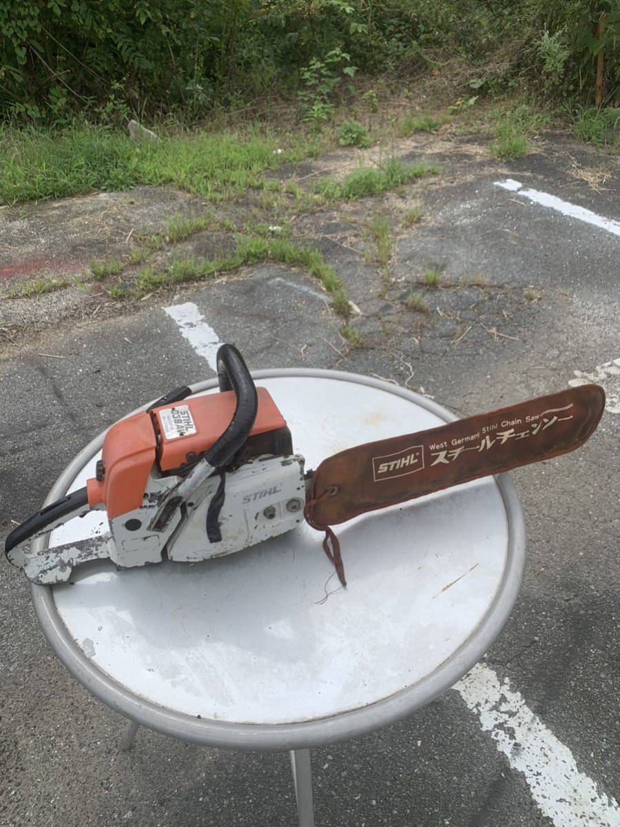 最安 飯田発STIHL 038AVエンジンチェーンソー チェーンソー