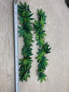 F44 ヘンプ 造花 HEMP マリファナ造花 オブジェ_おおよそ３０㎝くらいです