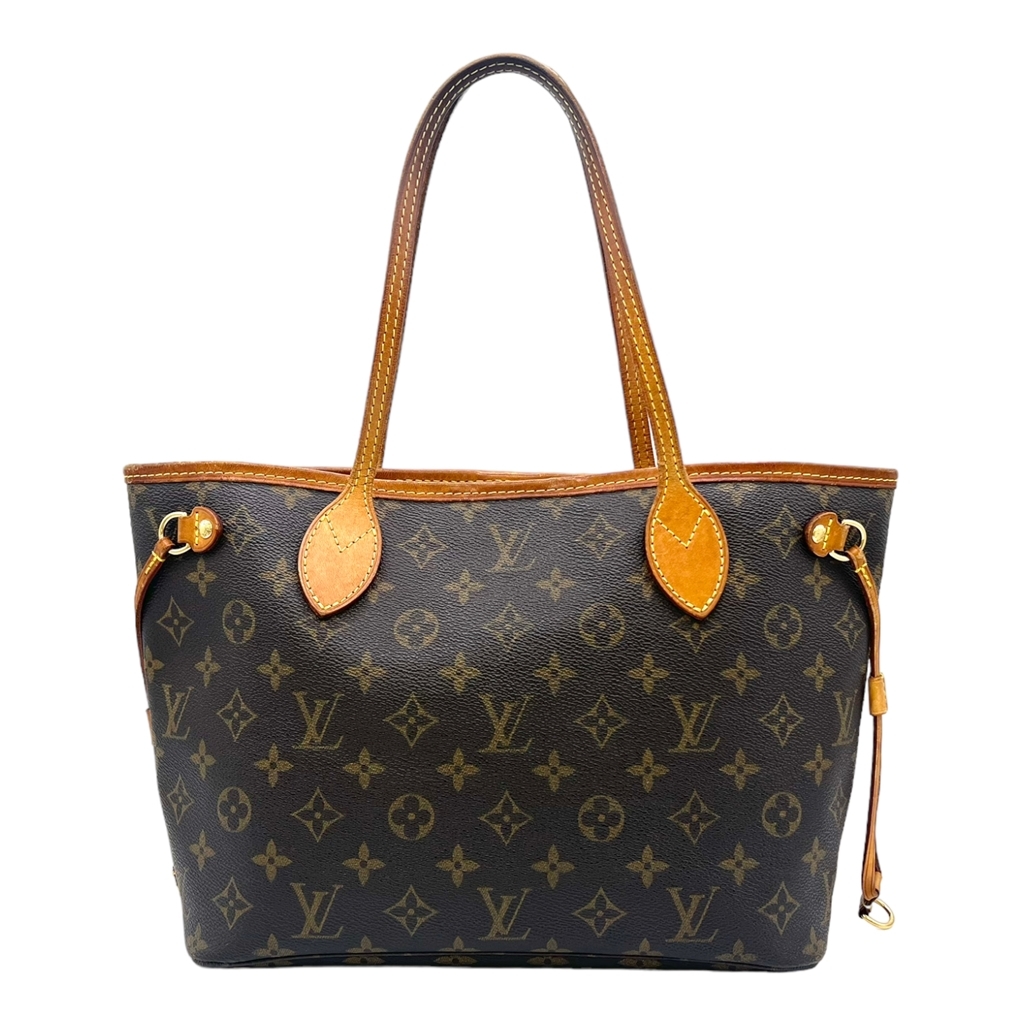 LOUIS VUITTON ルイ ヴィトン M40155 ネヴァーフルPM モノグラム トートバッグ ブラウン レディース【中古】_画像2