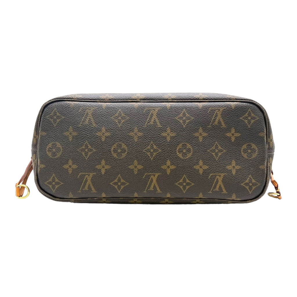 LOUIS VUITTON ルイ ヴィトン M40155 ネヴァーフルPM モノグラム トートバッグ ブラウン レディース【中古】_画像4