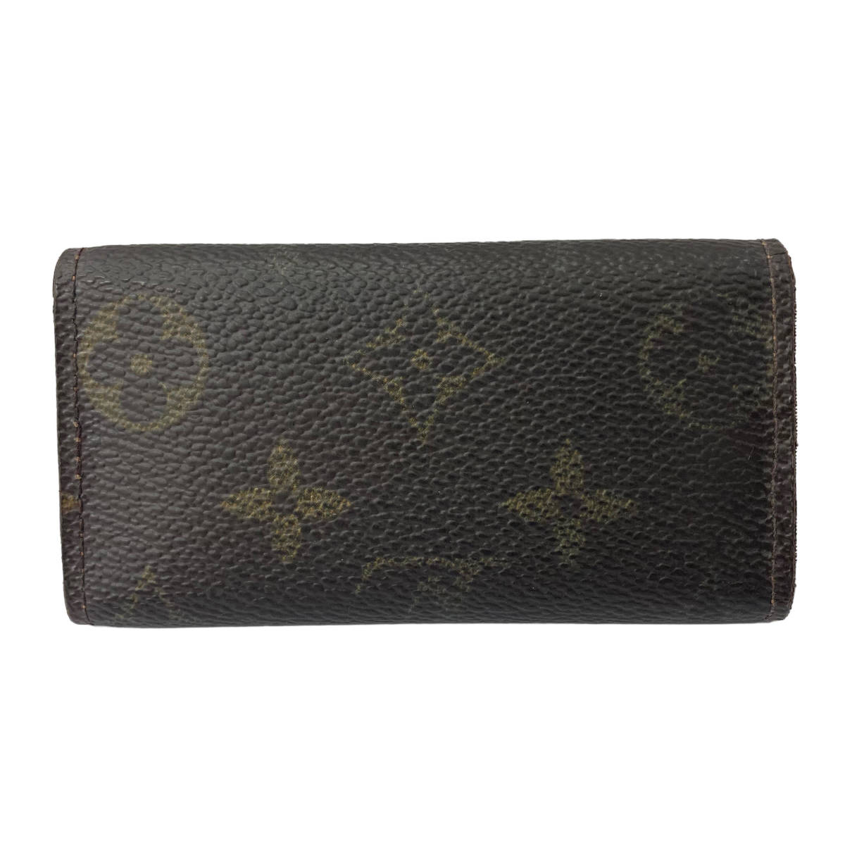 LOUIS VUITTON ルイ ヴィトン M62631 ミュルティクレ4 モノグラム ブラウン ゴールド金具 キーケース 4連 レディース メンズ