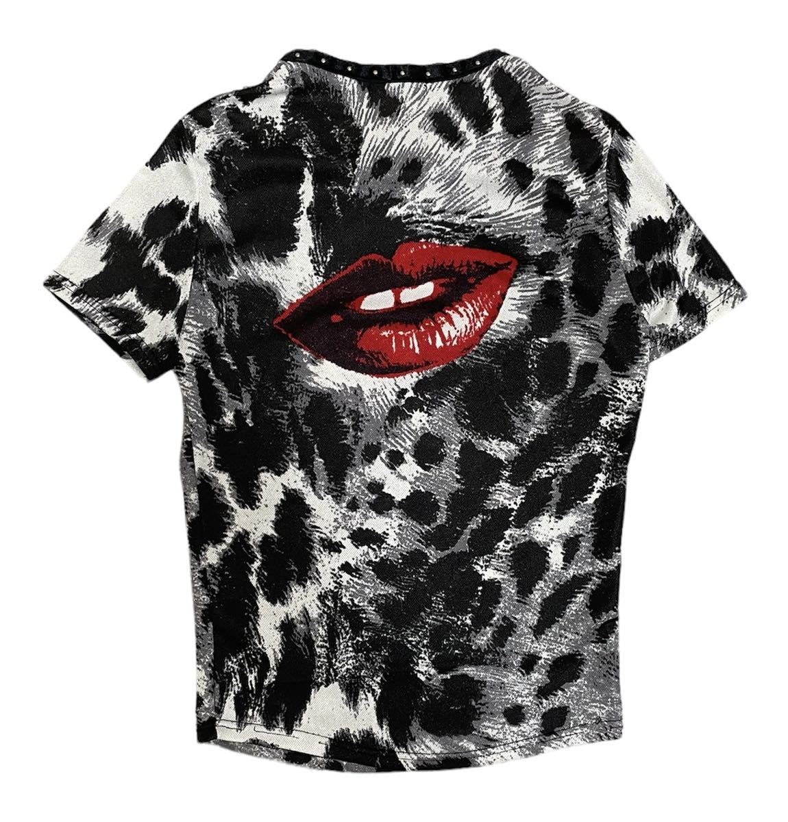 Rare 1996SS YOSHIYUKI KONISHI Eye Pattern Leopard T-Shirt jean