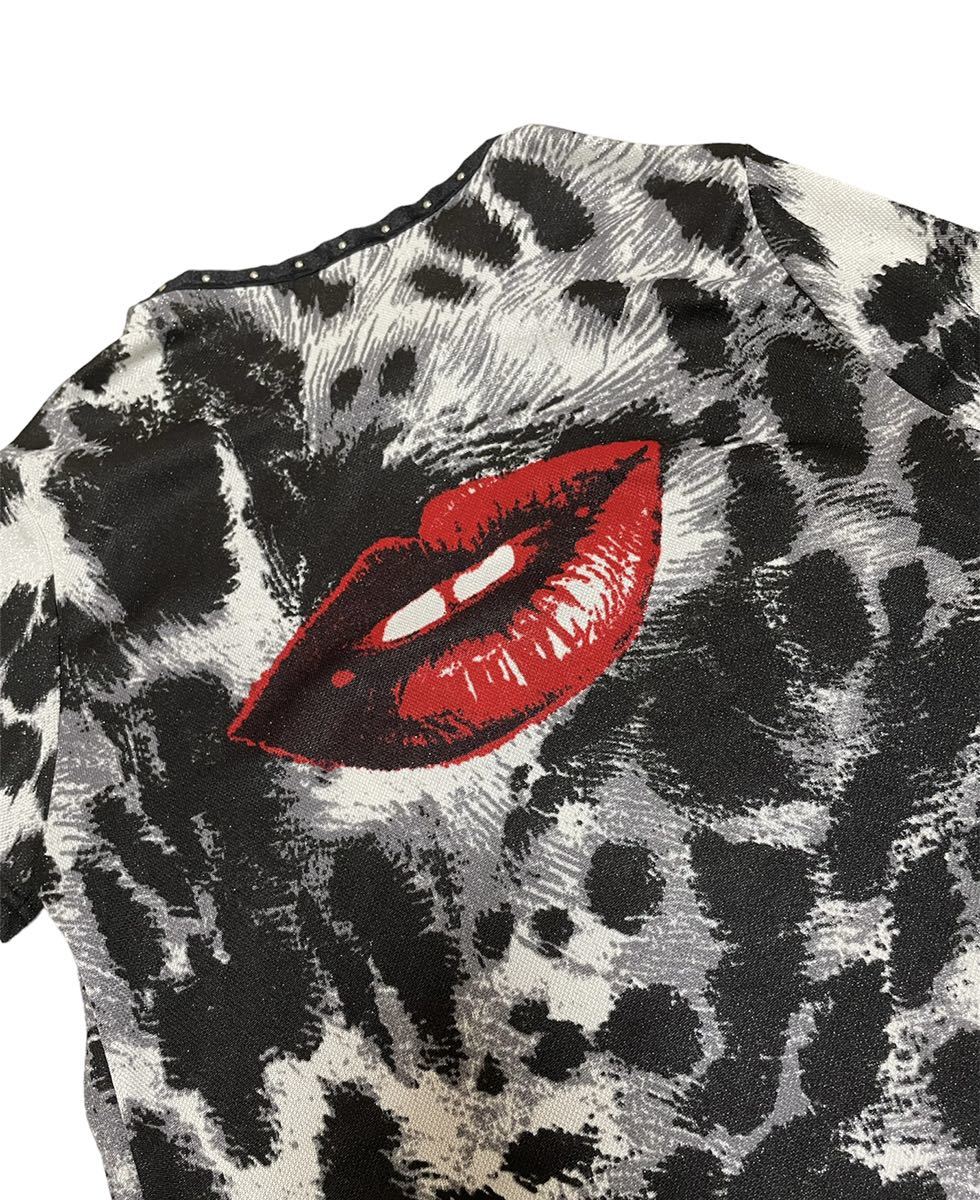 Rare 1996SS YOSHIYUKI KONISHI Eye Pattern Leopard T-Shirt jean