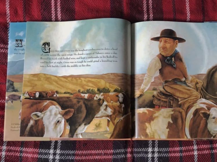 アメリカの絵本　タイトル：THE Toughest COWBOY 、 著者 : John Frank _画像4