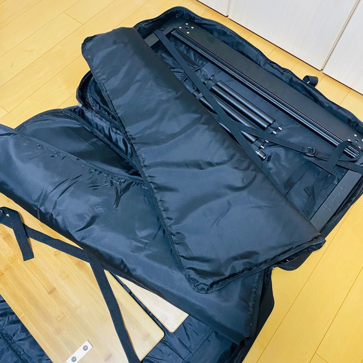 スノーピークIGT ロングバック 3ユニット 3層収納バック 天板と スノーピークIGT ロングバック 3ユニット 3層収納バック 天板と