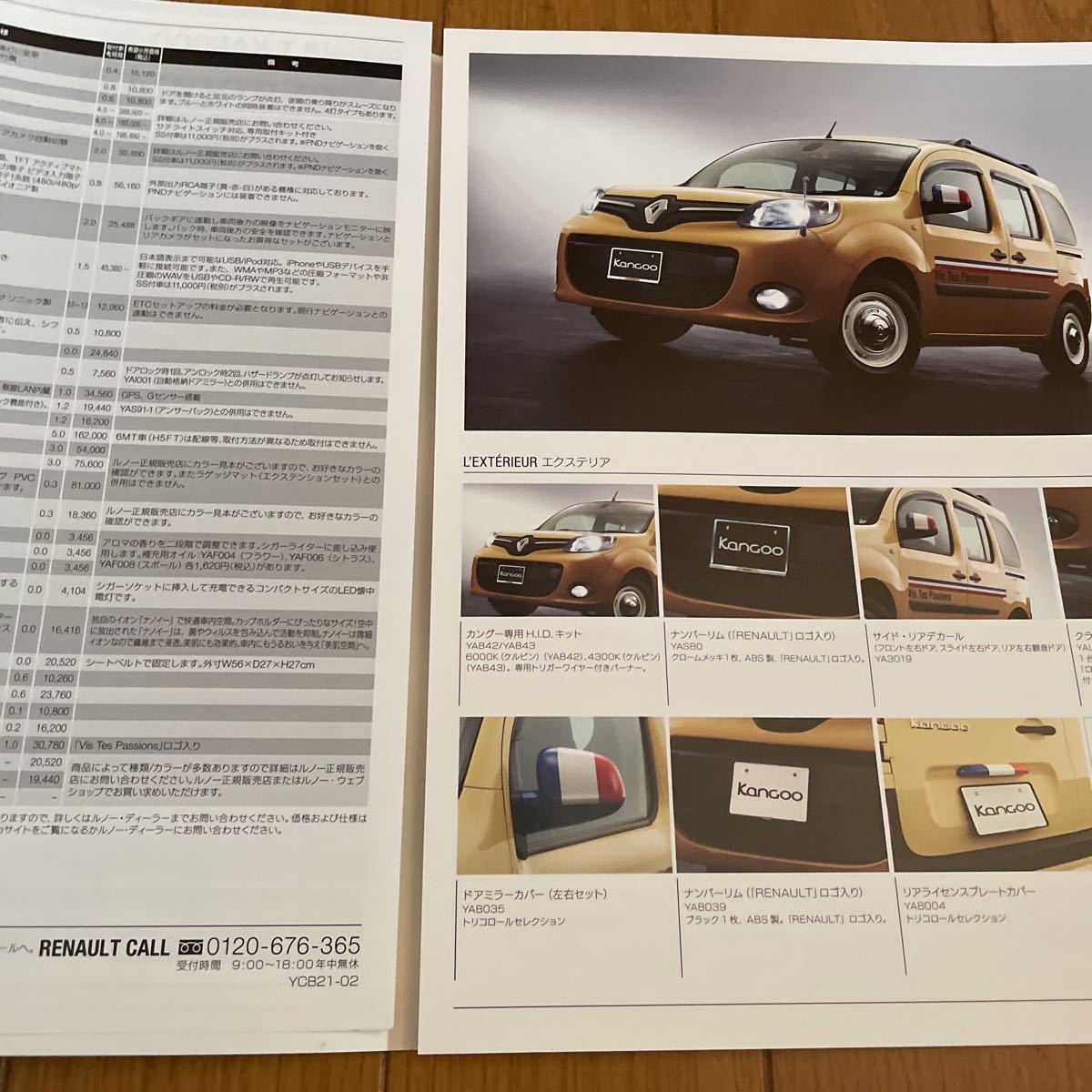  Renault Kangoo catalog RENAUT KANGOO