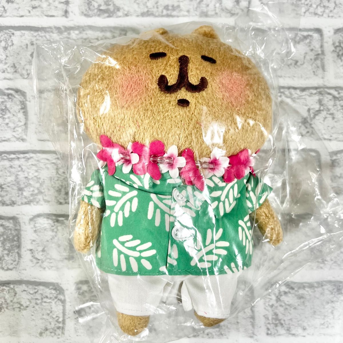 ゆるっと商店街 カナヘイ ねーねーねこ アロハシャツぬいぐるみ カナヘイ ぬいぐるみ ゆるっと商店街 ねーねーねこ アロハシャツ
