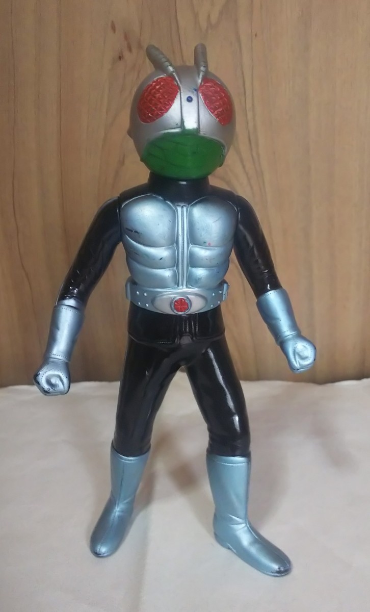 国産】 当時物 旧バンダイ 仮面ライダー1号 ソフビ ソフビ - fathom.net
