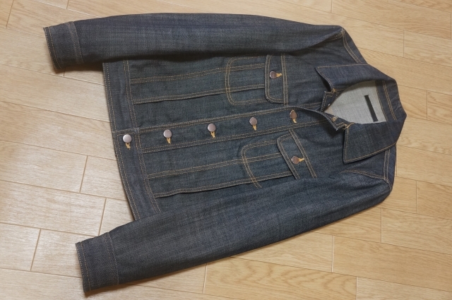 新作グッ J221 即決 美品 LITHIUM リチウムオム デニムジャケ Gジャン 46 日本製 HOMME Mサイズ 新作グッ J221 即決 美品 LITHIUM リチウムオム デニムジャケ Gジャン 46 日本製 HOMME Mサイズ