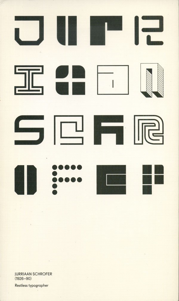 T-ポイント5倍】 Jurriaan typographer Restless Schrofer（1926-90