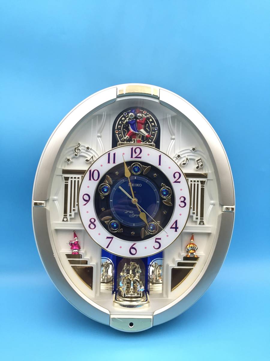 セイコー 未使用 電波時計 からくり時計 オルゴール付 - 兵庫県の子供用品