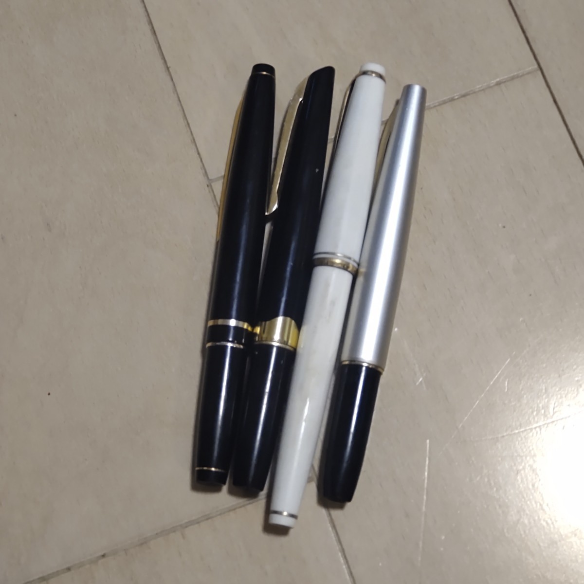 ヤフオク! - k18 k14 k21 万年筆 PLATINUM プラチナ...