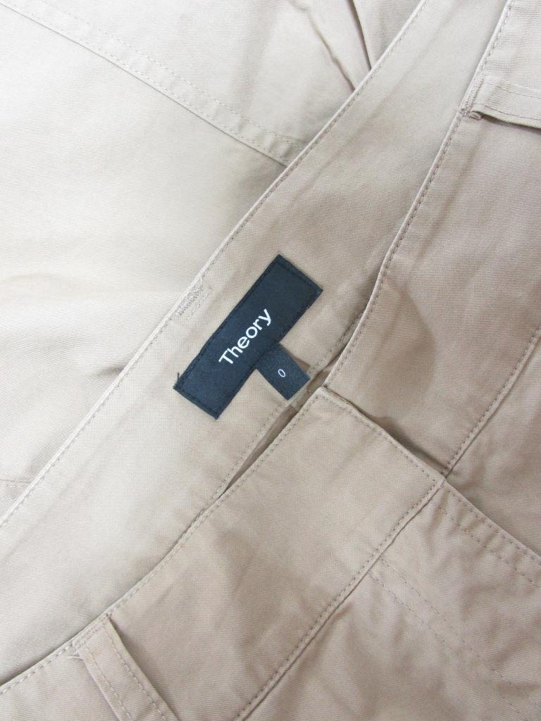 [ including carriage ][2021 year made ] theory theory GD CHINO/CARGO MIDI SKIRT skirt S size ... color beige cotton cotton /n950454