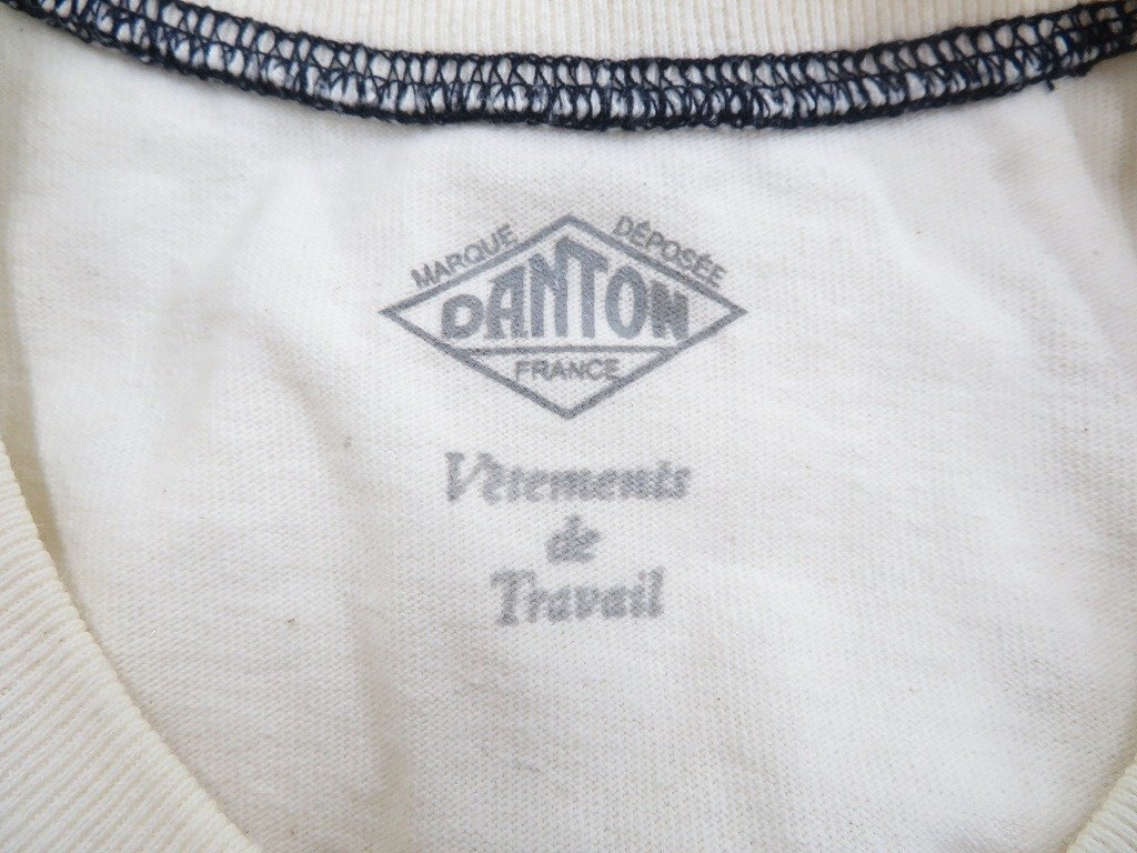 7T5108【クリックポスト対応】ダントン JD-9212 半袖ステッチTシャツ DANTON_画像4