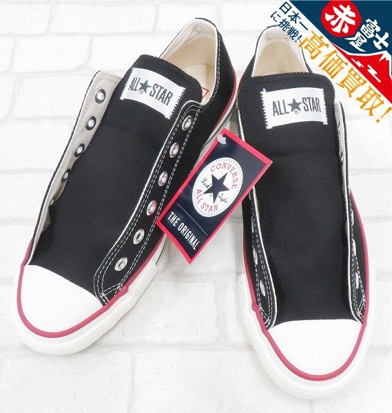 2S7935/未使用品 CONVERSE CANVAS AS J OX 日本製 コンバース オールスター キャンバス 26.5cmの画像1