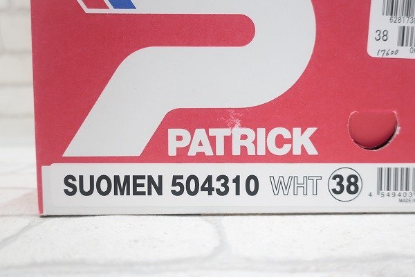 2S7738/未使用品 PATRICK SUOMEN パトリック スオメン スニーカー 38の画像7