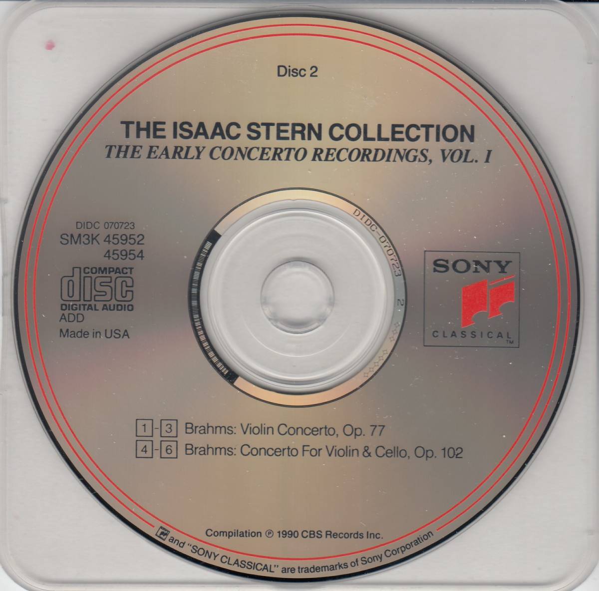 輸 Isaac Stern アイザック・スターン The Early Concerto Recordings, Vol. 1 3CD◆規格番号■SM3K-45952◆送料無料■即決●交渉有_画像4
