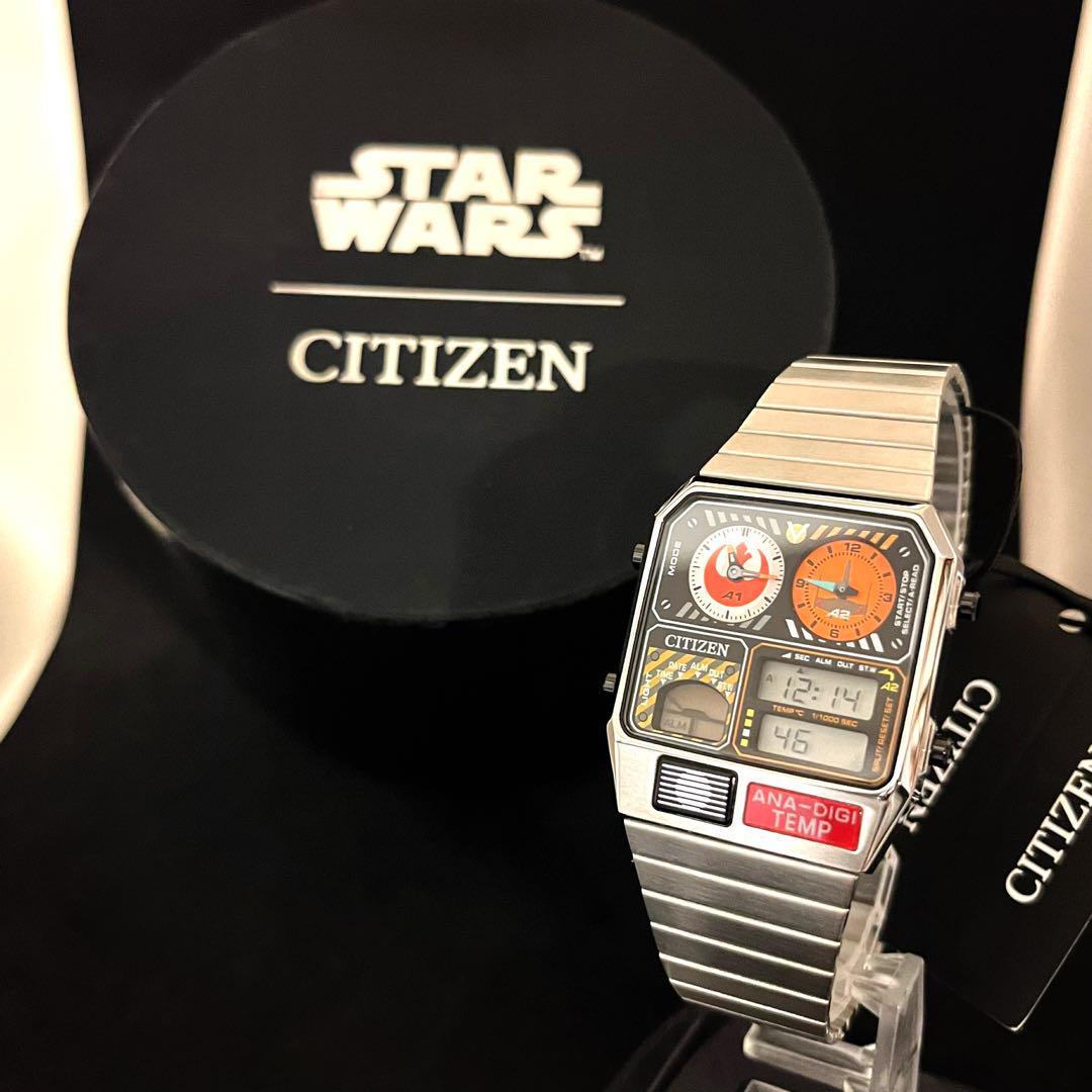 【スターウォーズ】STAR WARS/展示品特価/シチズン/メンズ腕時計/激レア/プレゼントに/男性用/四角形/シルバー色/デジタル/お洒落/希少_画像10