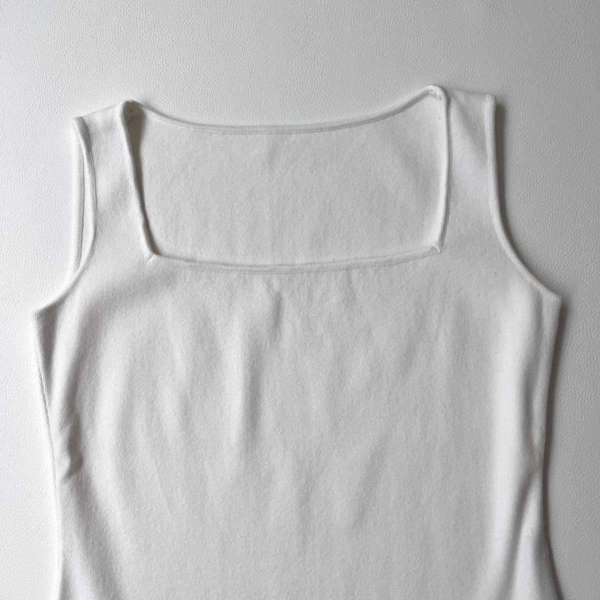 FOXEY NEW YORK フォクシーニューヨーク ノースリーブニット シャツ