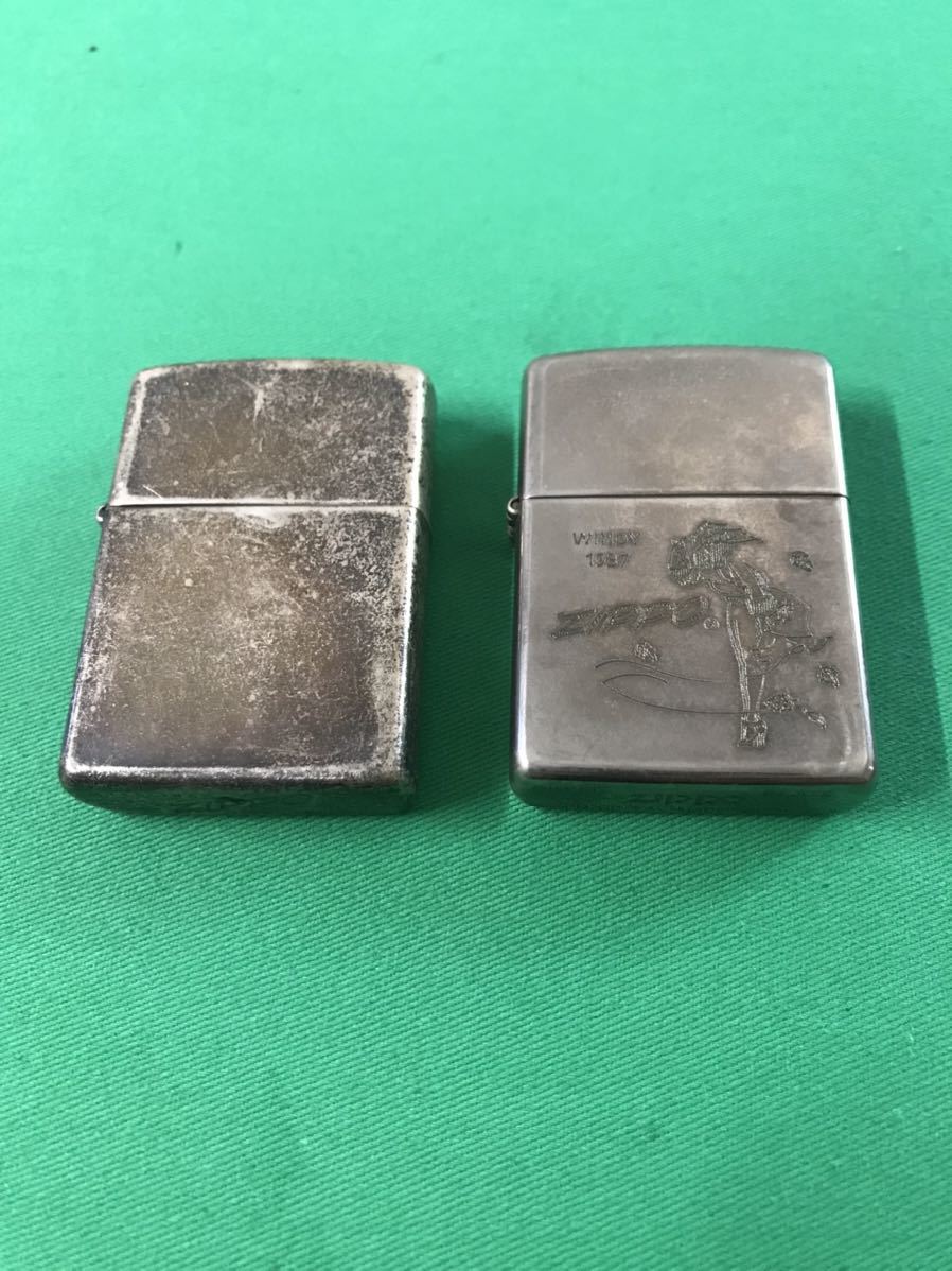 ZIPPO ジッポライター STERLING SILVER 1991 銀製_画像1